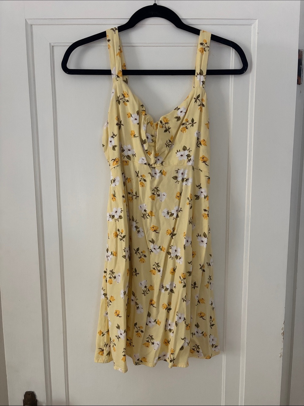 Old Navy Yellow Floral Mini Dress